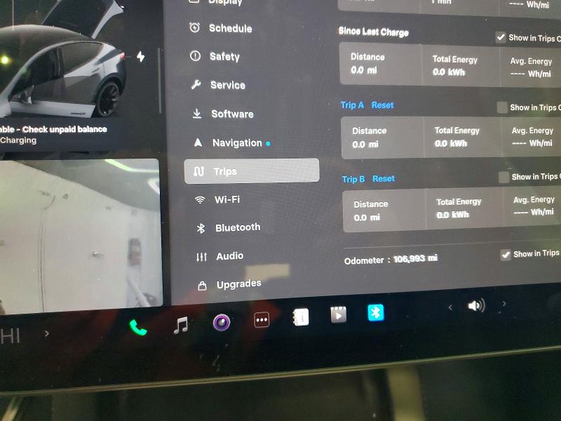 2022 Tesla Model y VIN 7SAYGDEE6NF445283 COPART salvage auction — REAR END, Nh - Cert Of Title-Salvage, sold $8,600 on 2026-07-04 (photo 9)