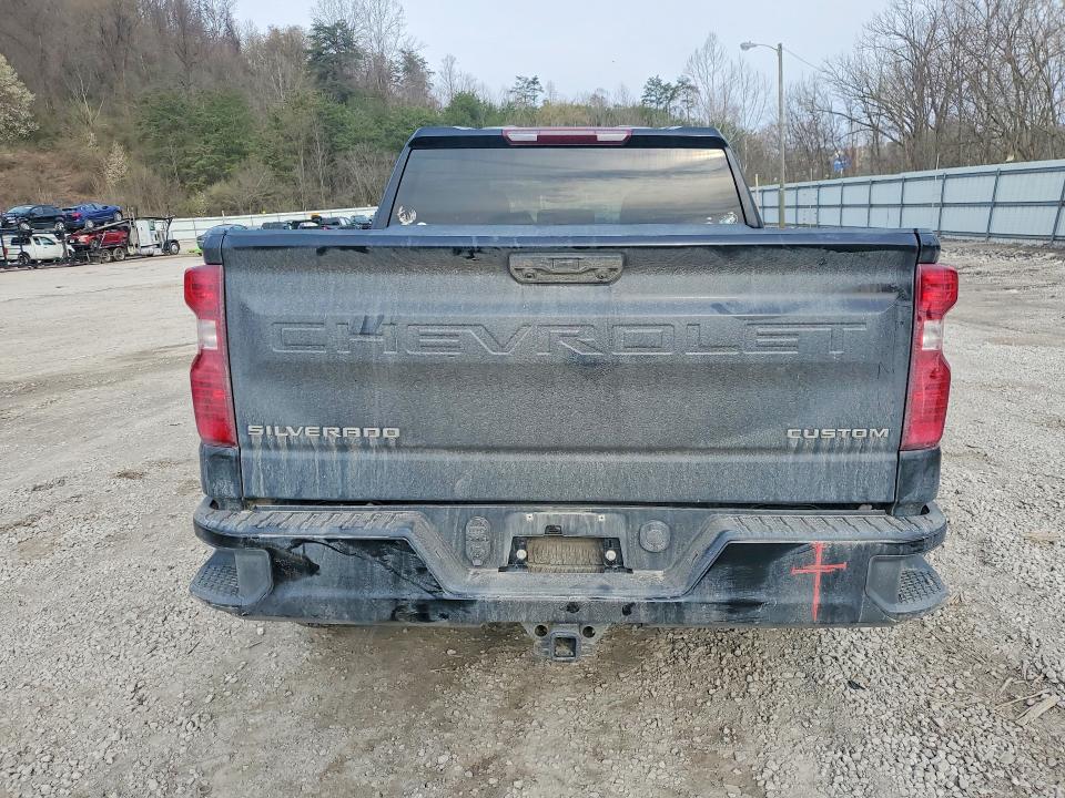 2024 Chevrolet Silverado VIN 1GCPDBEK8RZ259336 COPART salvage auction — FRONT END, Wv - Salvage Certificate, sold $8,400 on 2026-07-02 (photo 6)