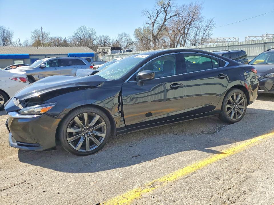 2021 Mazda 6 VIN JM1GL1VM8M1619033 COPART salvage auction — FRONT END, Ks - Cert Of Title-Salvage, sold $1,400 on 2026-07-08 (photo 1)