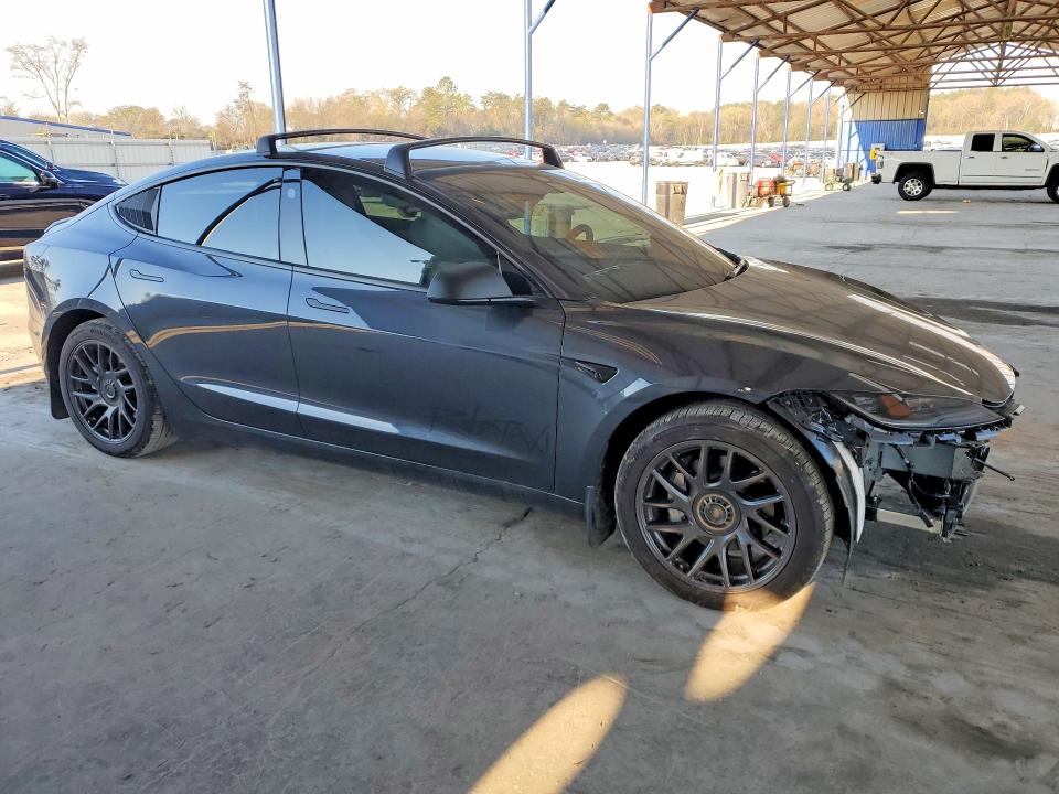 2025 Tesla Model 3 VIN 5YJ3E1EA6SF998777 COPART salvage auction — Front End, GA - CERT OF TITLE-SALVAGE, sold $13,400 on 2026-05-14 (photo 4)