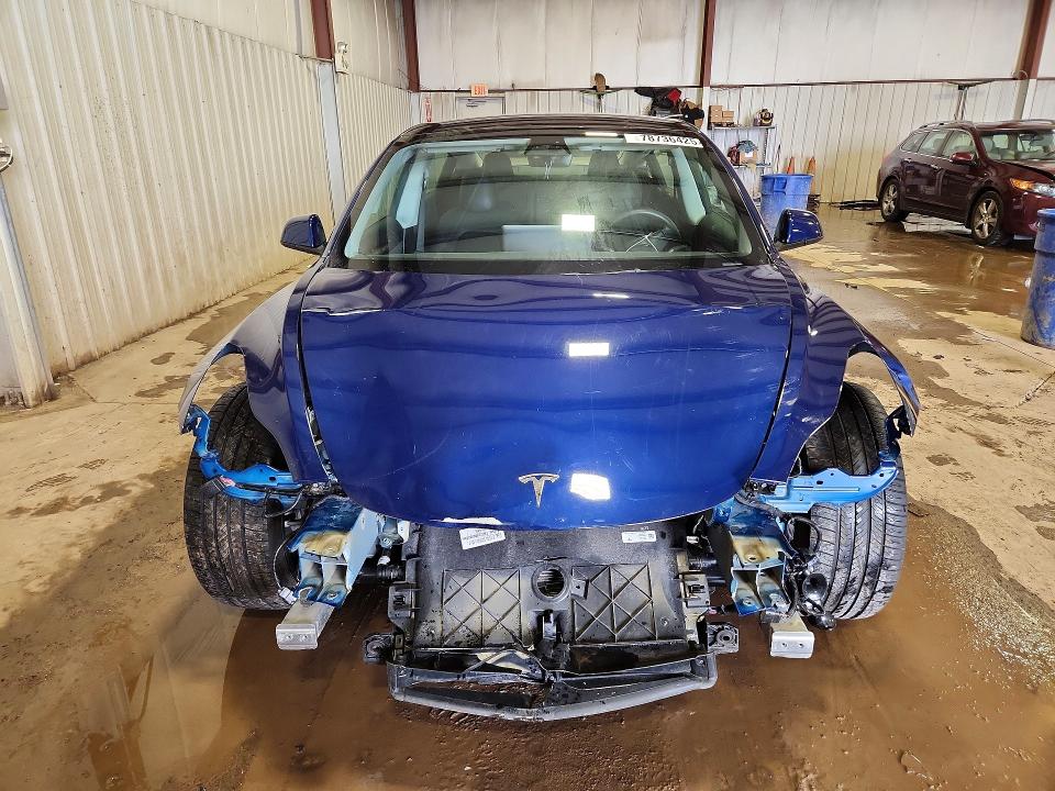 2022 Tesla Model 3 VIN 5YJ3E1EC3NF316122 COPART salvage auction — FRONT END, Pa - Certificate Of Salvage, sold $4,150 on 2026-07-21 (photo 5)