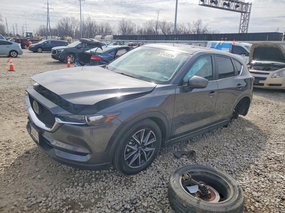 2018 Mazda Cx-5 VIN JM3KFBCM0J0325676 COPART salvage auction — REAR END, OH - CERT OF TITLE-SALVAGE, sold $3,950 on 2026-07-07 (photo 1)