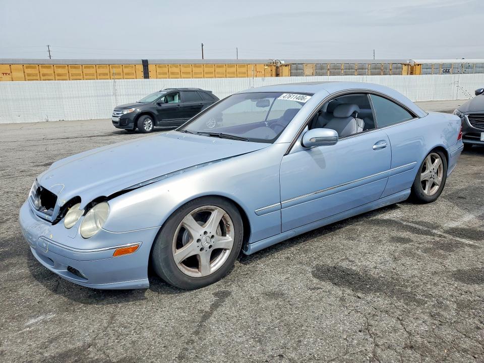 2002 Mercedes-benz Cl-klasse VIN WDBPJ75J52A027566 COPART salvage auction — FRONT END, Ca - Salvage Certificate, sold $2,500 on 2026-07-24 (photo 1)