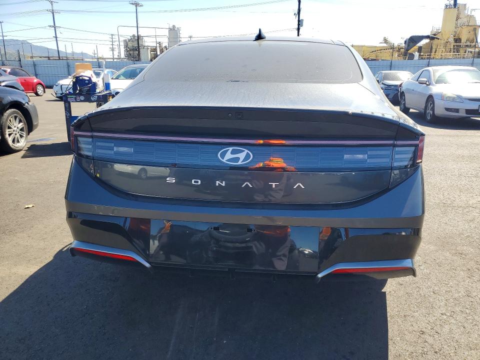 2024 Hyundai Sonata VIN KMHL14JA1RA426310 COPART salvage auction — FRONT END, Ca - Salvage Certificate, sold $9,300 on 2026-07-13 (photo 6)