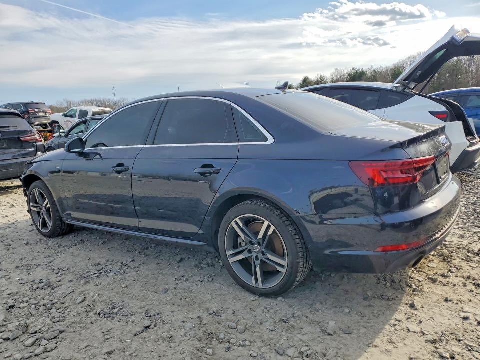 2018 Audi A4 VIN WAUENAF40JA048419 COPART salvage auction — FRONT END, Id - Salvage Certificate Of Title, sold $6,700 on 2026-07-06 (photo 2)