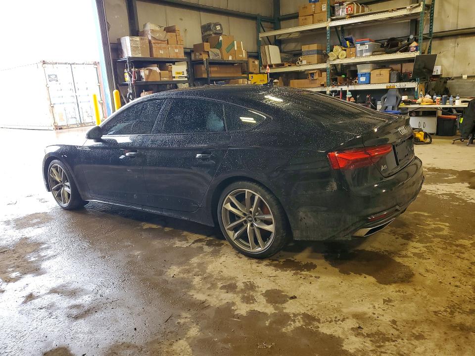 2021 Audi A5 VIN WAUFACF53MA049394 COPART salvage auction — SIDE, On - Permit Salvage, sold $15,150 on 2026-07-07 (photo 2)