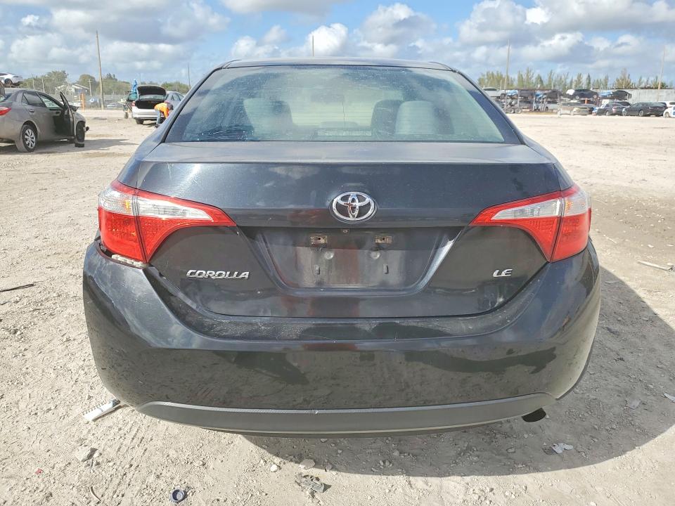 2016 Toyota Corolla VIN 5YFBURHE0GP487833 COPART salvage auction — FRONT END, Fl - Cert Of Title Slvg Rebuildable, sold $1,700 on 2026-07-07 (photo 6)