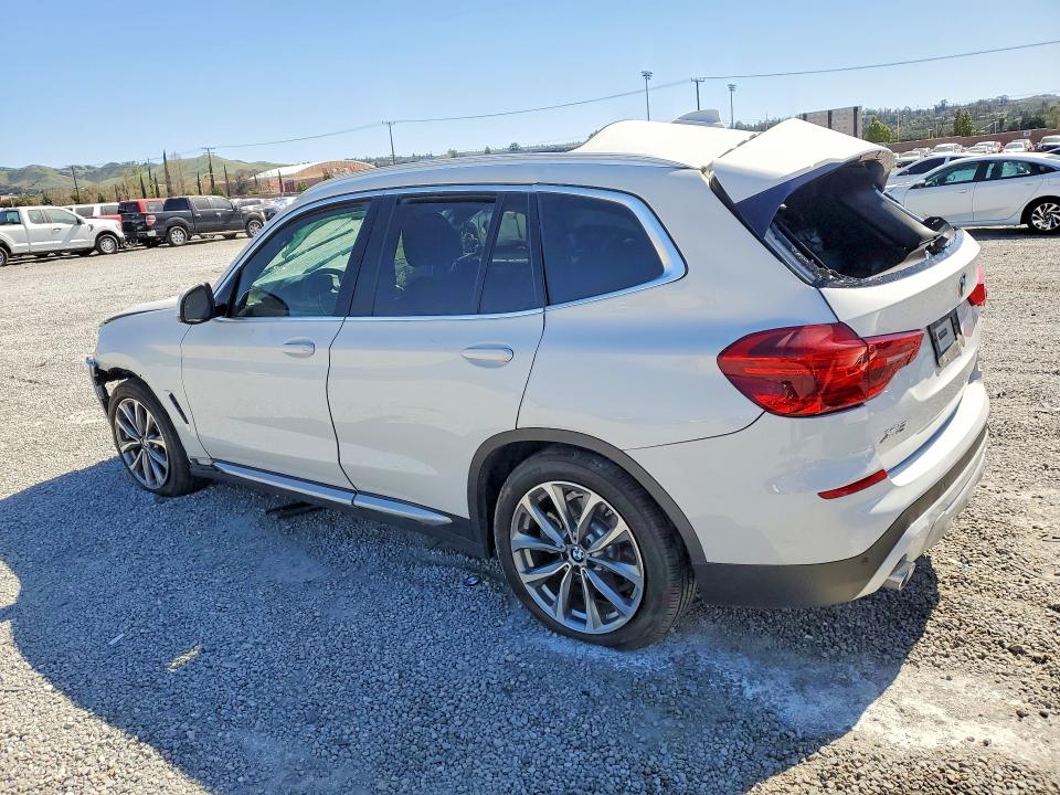 2019 BMW X3 VIN 5UXTR9C50KLE21847 COPART salvage auction — ROLLOVER, Ca - Salvage Certificate, sold $1,100 on 2026-07-22 (photo 2)
