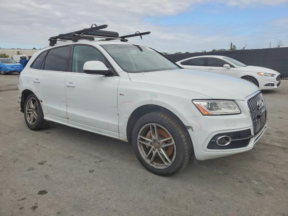 2014 Audi Q5 VIN WA1DGAFP3EA023176 COPART salvage auction — REAR END, Salvage Title, sold $450 on 2026-07-28 (photo 4)