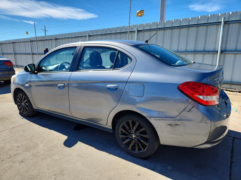 2020 Mitsubishi Mirage VIN ML32F4FJ0LHF06826 COPART salvage auction — REAR END, Co - Public - Salvage Title, sold $850 on 2026-07-29 (photo 2)