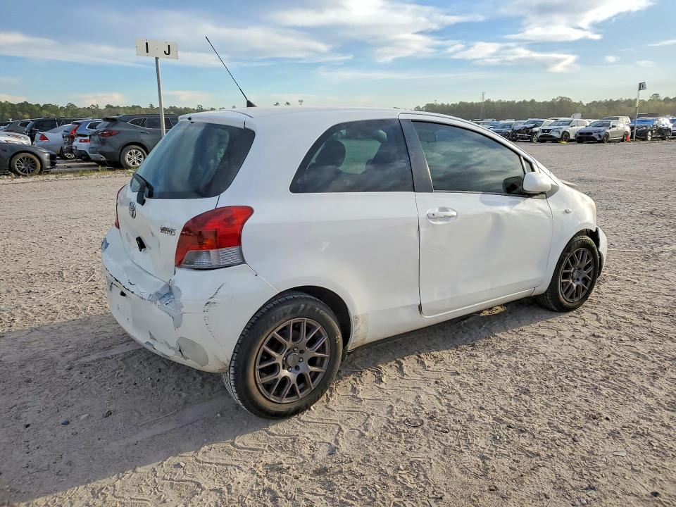2010 Toyota Yaris VIN JTDJT4K3XA5322904 COPART salvage auction — REAR END, Tx - Salvage Vehicle Title, sold $675 on 2026-07-02 (photo 3)