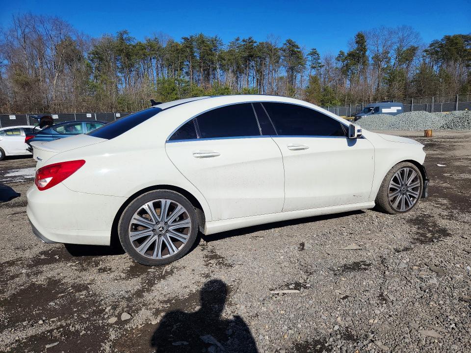 2018 Mercedes-benz Cla-klasse VIN WDDSJ4GB0JN576847 COPART salvage auction — FRONT END, Tx - Salvage Vehicle Title, sold $3,600 on 2026-07-08 (photo 3)