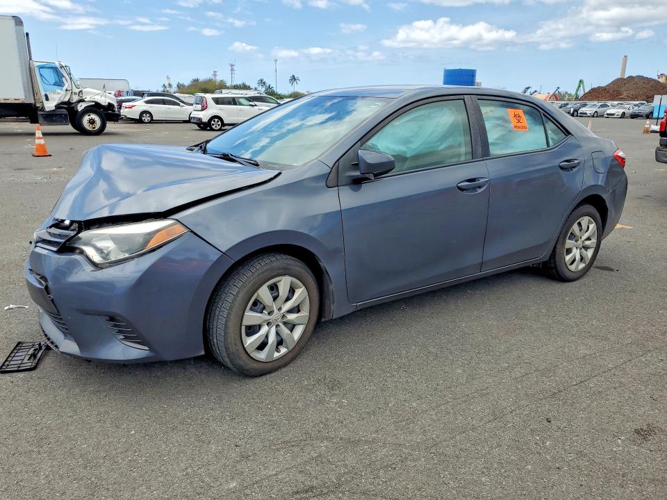 2016 Toyota Corolla VIN 5YFBURHE4GP472039 COPART salvage auction — FRONT END, HI - CERTIFICATE OF SALVAGE, sold $750 on 2026-07-27 (photo 1)