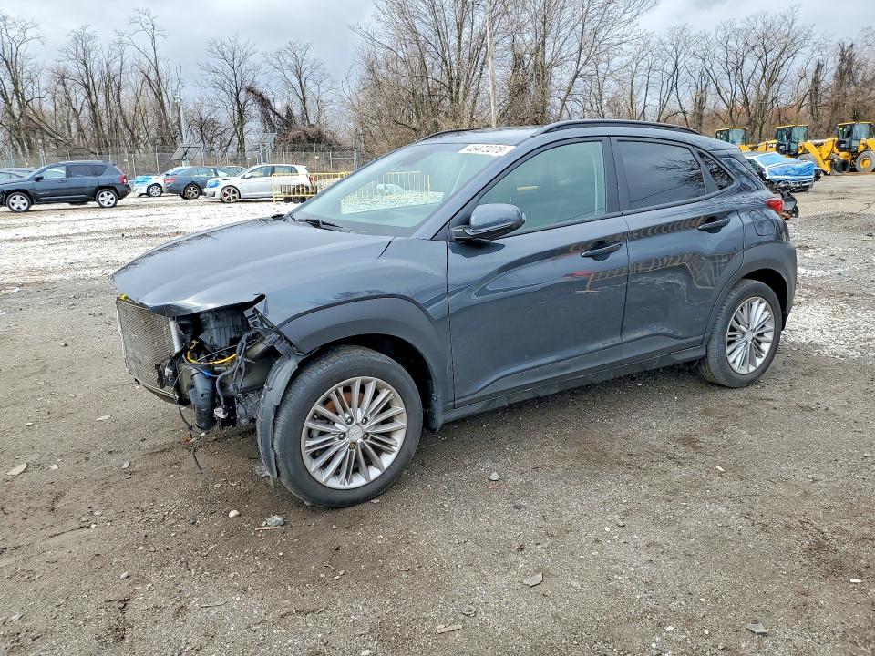 2021 Hyundai Kona VIN KM8K2CAA8MU601128 COPART salvage auction — FRONT END, Md - Cert Of Salvage > 75% Damage, sold $2,850 on 2026-07-02 (photo 1)