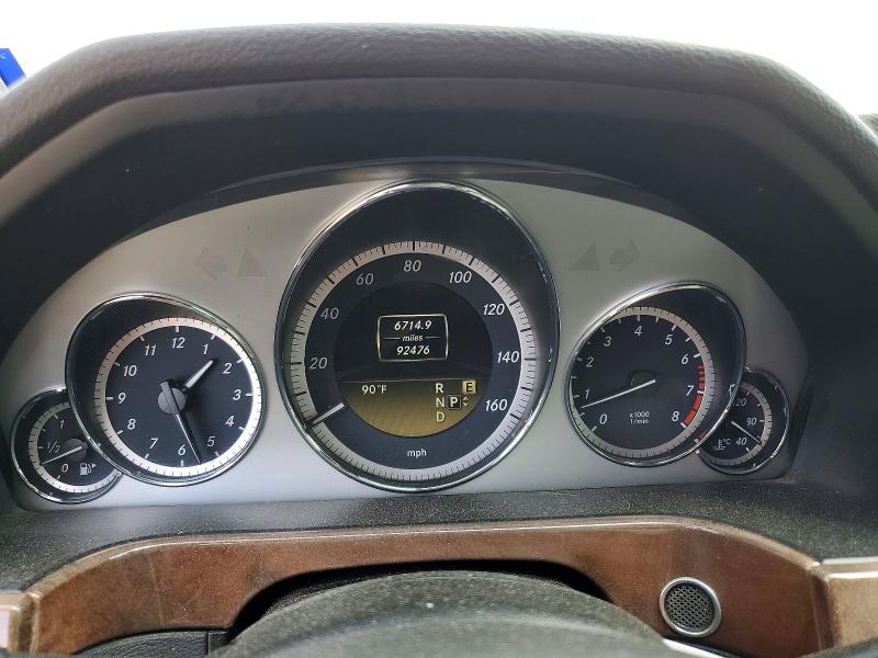 2012 Mercedes-benz VIN WDDHF5KB4CA638222 COPART salvage auction — FRONT END, Salvage Title, sold $1,600 on 2026-07-23 (photo 9)