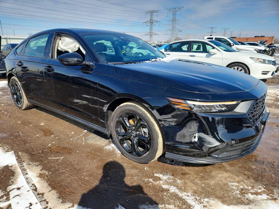 2025 Honda Accord VIN 1HGCY1F46SA049742 COPART salvage auction — REAR END, Il - Salvage Certificate, sold $10,900 on 2026-07-28 (photo 4)