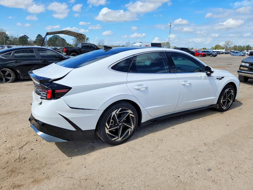 2024 Hyundai Sonata VIN KMHL14JA4RA360691 COPART salvage auction — REAR END, Al - Cert Of Title-Salvage Title, sold $11,500 on 2026-07-23 (photo 3)