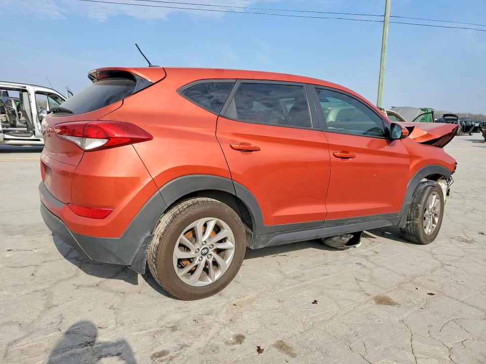 2017 Hyundai Tucson VIN KM8J23A45HU537254 COPART salvage auction — FRONT END, Tn - Salvage Certificate, sold $900 on 2026-07-20 (photo 3)