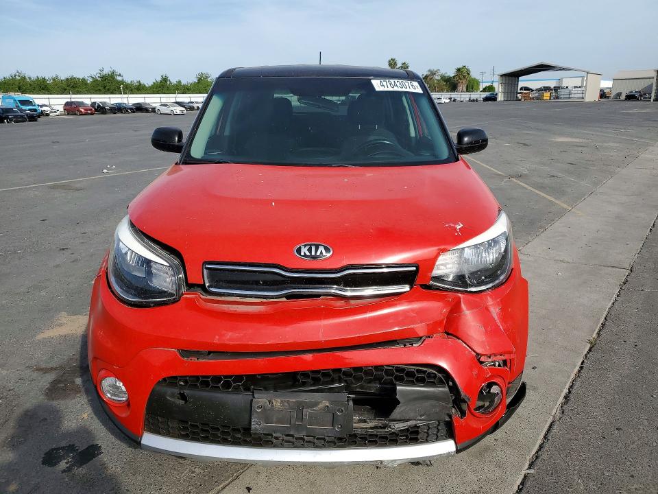 2018 Kia Soul VIN KNDJP3A53J7574399 COPART salvage auction — FRONT END, Ca - Salvage Certificate, sold $3,450 on 2026-07-09 (photo 5)