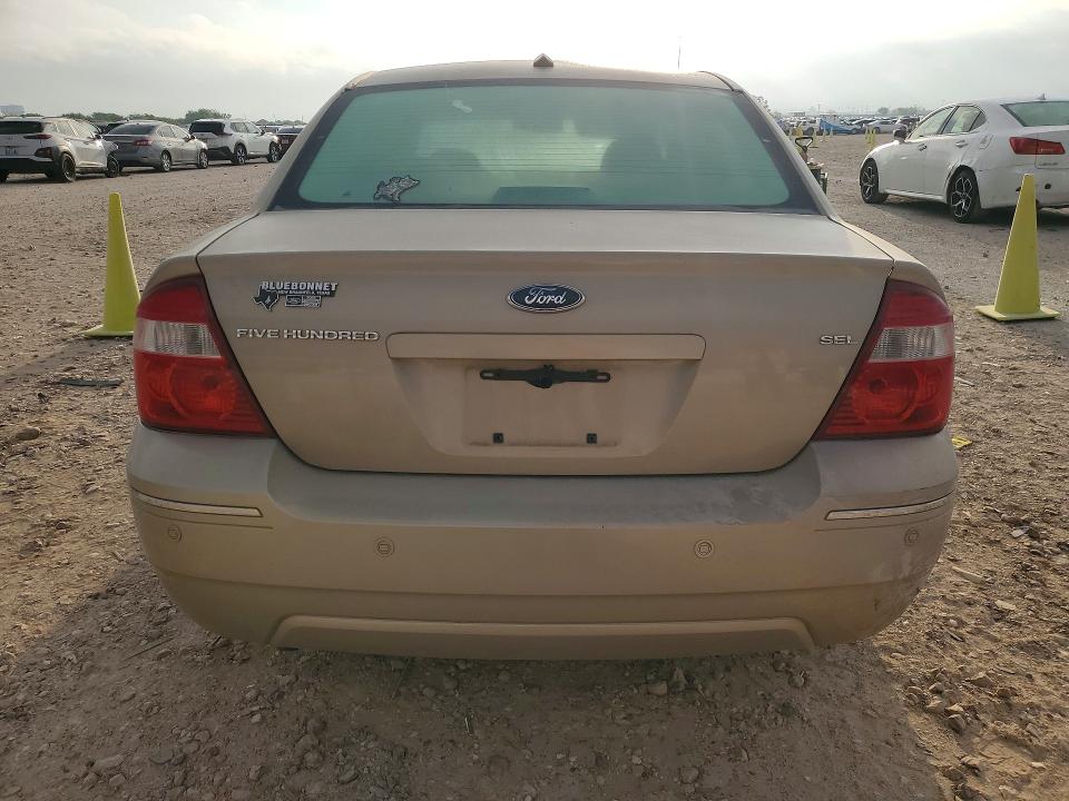 2007 Ford Five hundred VIN 1FAFP24187G108569 COPART salvage auction — FRONT END, Tx - Salvage Vehicle Title, sold $150 on 2026-07-02 (photo 6)