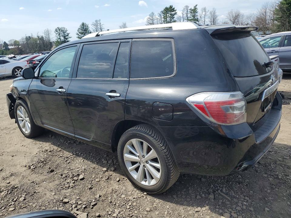 2010 Toyota Highlander VIN JTEJW3EH6A2045092 COPART salvage auction — FRONT END, Md - Cert Of Salvage > 75% Damage, sold $3,200 on 2026-07-13 (photo 2)
