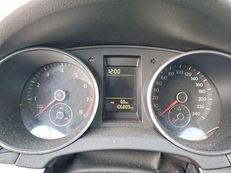 2012 Volkswagen Golf VIN WVWCA7AJ4CW344443 COPART salvage auction — SIDE, Salvage Title, sold $250 on 2026-07-14 (photo 9)