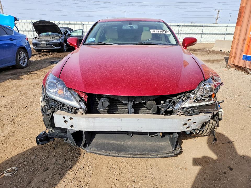 2012 Lexus Is VIN JTHCF5C20C5052837 COPART salvage auction — FRONT END, Il - Salvage Certificate, sold $1,150 on 2026-07-02 (photo 5)
