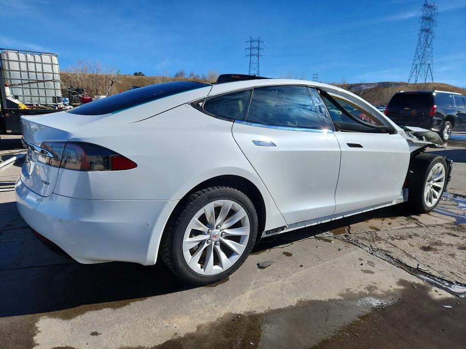 2016 Tesla Model s VIN 5YJSA1E27GF164945 COPART salvage auction — FRONT END, Co - Public - Salvage Title, sold $3,700 on 2026-07-27 (photo 3)