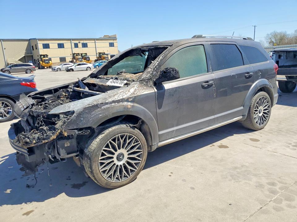 2019 Dodge Journey VIN 3C4PDCGB1KT875380 COPART salvage auction — BURN, Tx - Nonrepairable Title, sold $225 on 2026-07-02 (photo 2)