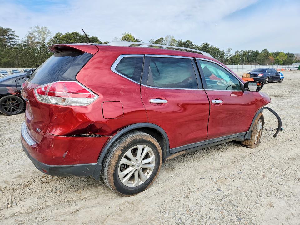 2016 Nissan Rogue VIN 5N1AT2MT8GC917901 COPART salvage auction — FRONT END, Ga - Cert Of Title-Salvage, sold $1,450 on 2026-07-02 (photo 3)