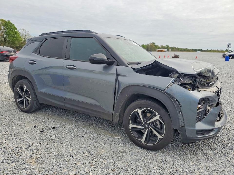 2022 Chevrolet Trailblazer VIN KL79MTSL4NB008759 COPART salvage auction — FRONT END, Salvage Title, sold $2,350 on 2026-07-13 (photo 4)