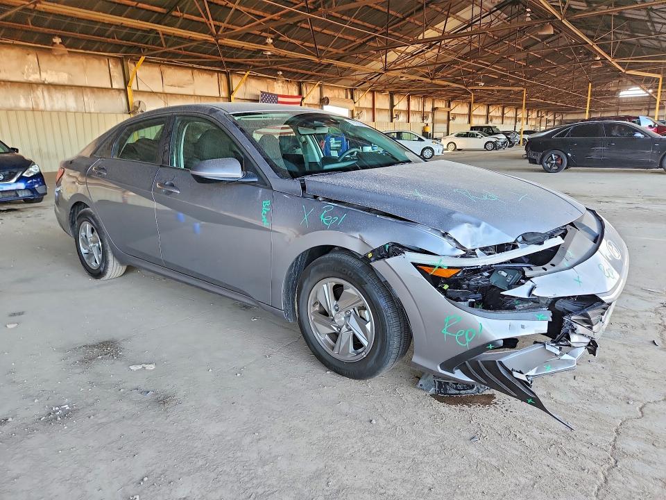 2025 Hyundai Elantra VIN KMHLL4DG3SU025176 COPART salvage auction — FRONT END, AZ - CERT OF TITLE - SALVAGE, sold $4,800 on 2026-07-06 (photo 4)