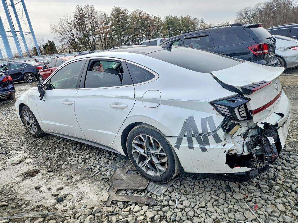 2021 Hyundai Sonata VIN 5NPEF4JA0MH105133 COPART salvage auction — REAR END, Md - Cert Of Salvage > 75% Damage, sold $4,000 on 2026-07-04 (photo 2)