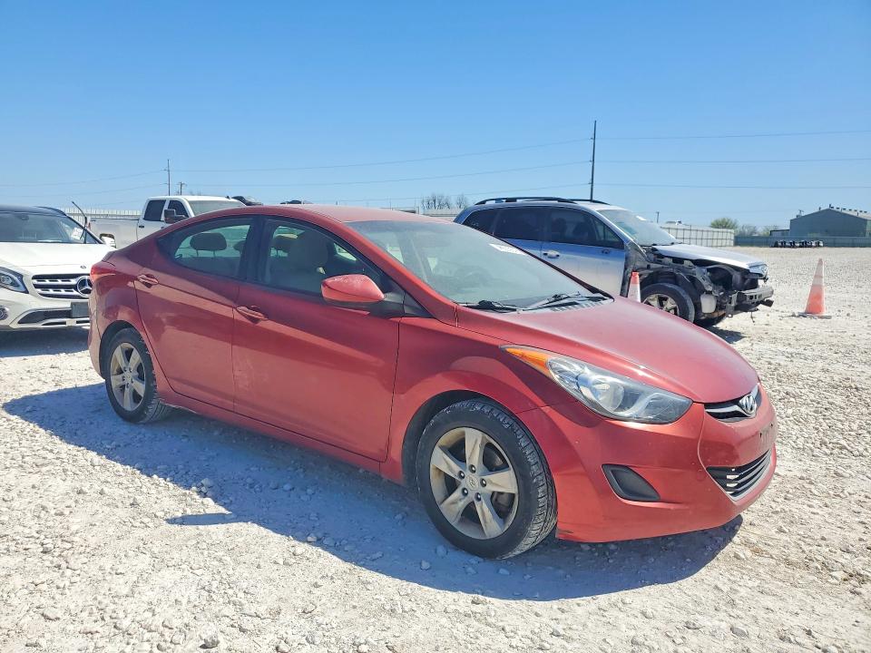 2013 Hyundai Elantra VIN KMHDH4AE5DU788196 COPART salvage auction — REAR END, OH - CERTIFICATE OF TITLE, sold $500 on 2026-07-16 (photo 4)