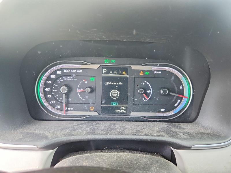 2024 Hyundai Tucson hybrid VIN KM8JBCD12RU195247 COPART salvage auction — FRONT END, TX - CERTIFICATE OF TITLE, sold $17,200 on 2026-07-09 (photo 9)