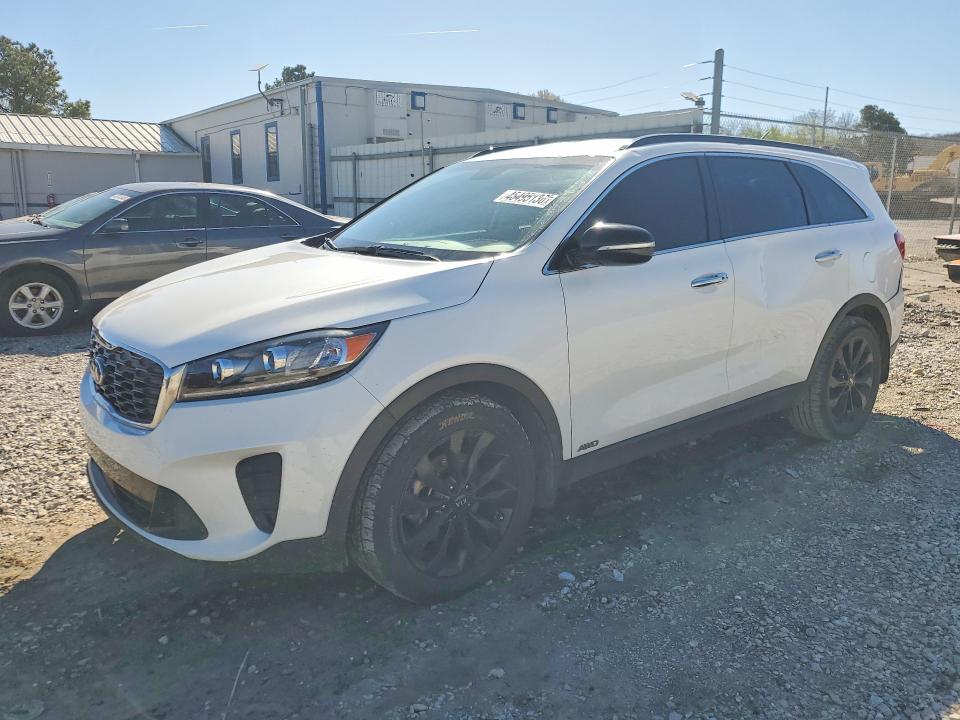 2020 Kia Sorento VIN 5XYPGDA5XLG697266 COPART salvage auction — REAR END, Ar - Cert Of Title-Salvage, sold $3,950 on 2026-07-06 (photo 1)