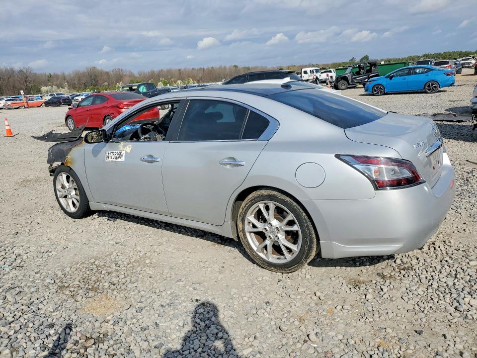 2012 Nissan Maxima VIN 1N4AA5AP4CC830189 COPART salvage auction — BURN, TN - SALVAGE CERTIFICATE, sold $200 on 2026-07-02 (photo 2)