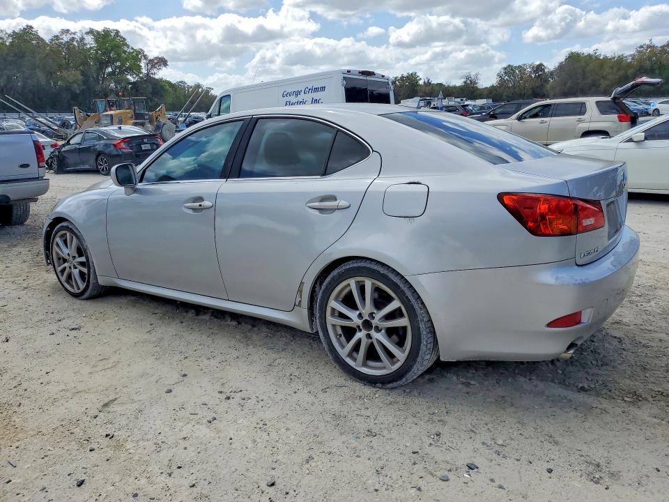 2007 Lexus Is VIN JTHBK262872052058 COPART salvage auction — FRONT END, Fl - Cert Of Title Slvg Rebuildable, sold $375 on 2026-07-14 (photo 2)