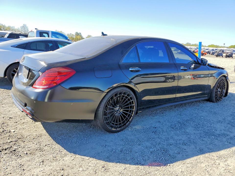 2015 Mercedes-benz S VIN WDDUG8CB8FA185349 COPART salvage auction — FRONT END, Ca - Dis/Dlr/Exp Only Clean Title (P), sold $2,400 on 2026-07-07 (photo 3)