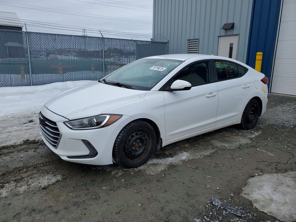 2017 Hyundai Elantra VIN KMHD84LF7HU426172 COPART salvage auction — REAR END, Salvage Title, sold $3,250 on 2026-07-23 (photo 1)