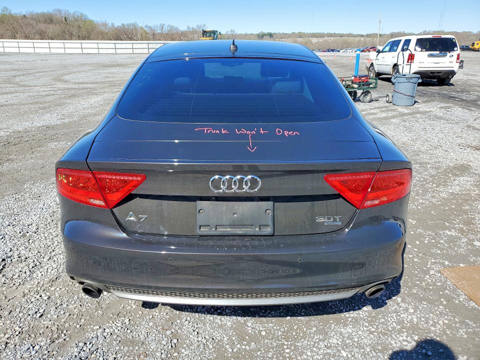 2013 Audi A7 VIN WAU2GAFC3DN077902 COPART salvage auction — SIDE, Nc - Salvage Certificate Of Title, sold $2,000 on 2026-07-15 (photo 6)