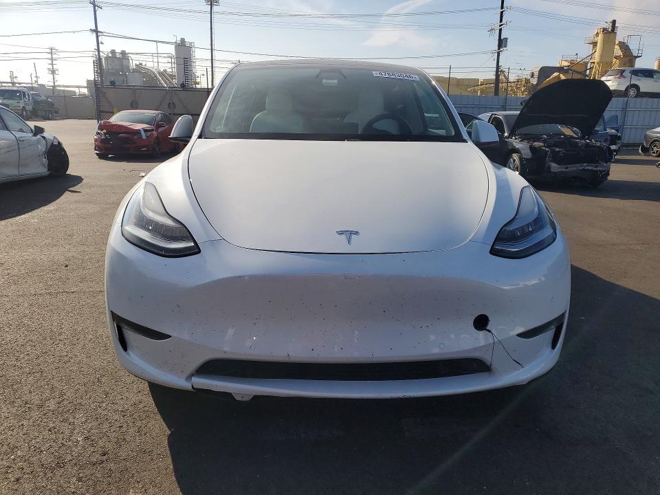 2020 Tesla Model y VIN 5YJYGDEE9LF034292 COPART salvage auction — REAR END, Ca - Salvage Certificate, sold $9,900 on 2026-07-08 (photo 5)