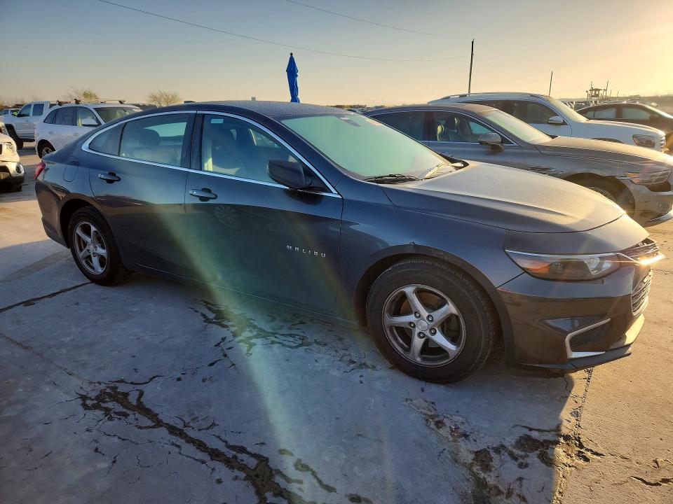2017 Chevrolet Malibu VIN 1G1ZB5ST6HF237843 COPART salvage auction — FRONT END, Tx - Salvage Vehicle Title, sold $1,250 on 2026-07-02 (photo 4)