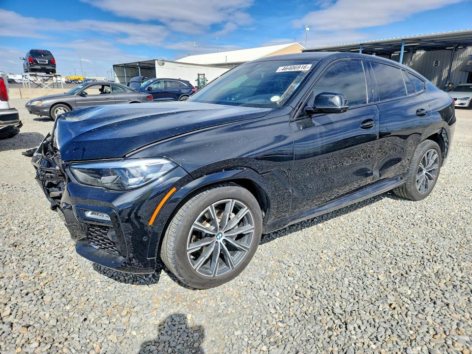 2020 BMW X6 VIN 5UXCY6C01L9C82879 COPART salvage auction — FRONT END, ID - SALVAGE CERTIFICATE OF TITLE, sold $24,300 on 2026-07-09 (photo 1)