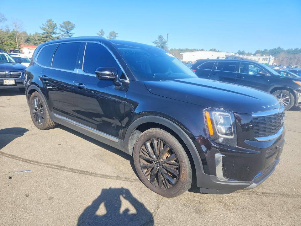 2022 Kia Telluride VIN 5XYP5DHC7NG270480 COPART salvage auction — SIDE, Ri - Salvage Certificate Of Title, sold $8,300 on 2026-07-07 (photo 4)