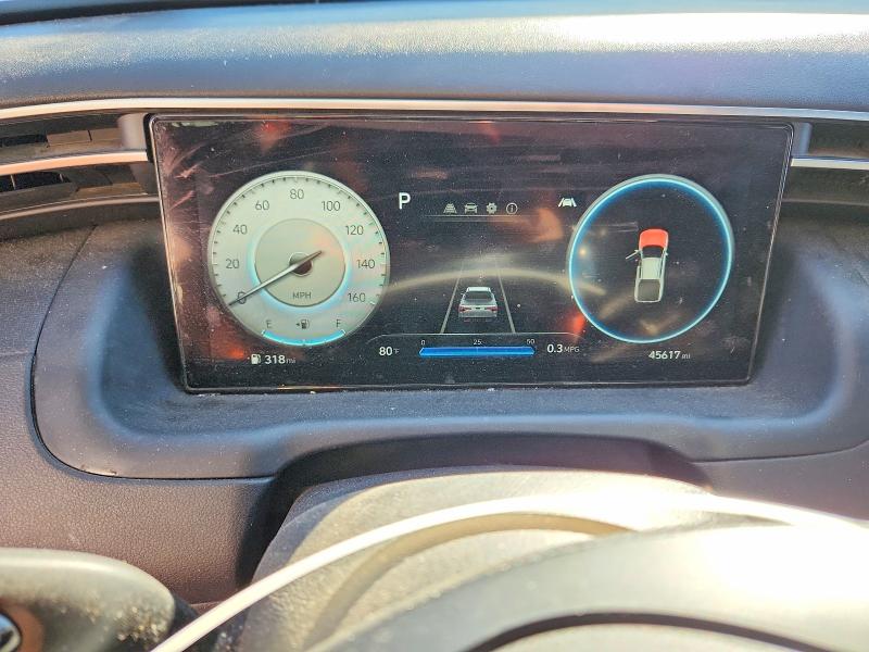 2022 Hyundai Santa cruz VIN 5NTJDDAF0NH005309 COPART salvage auction — SIDE, Salvage Title, sold $7,500 on 2026-07-17 (photo 9)