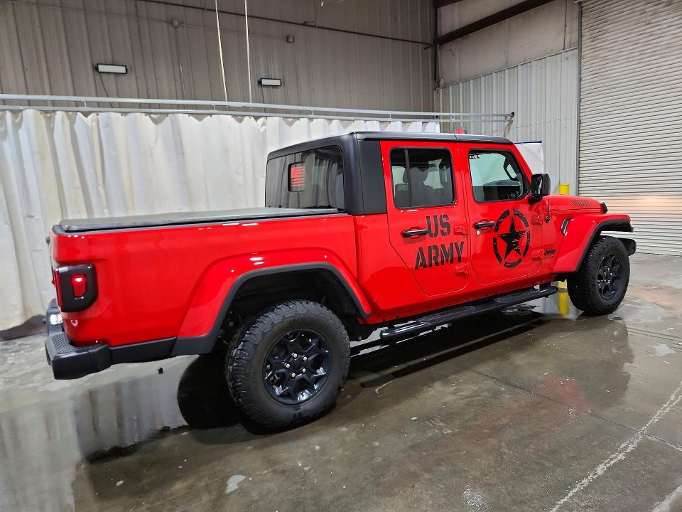 2023 Jeep Gladiator VIN 1C6HJTAG3PL567123 COPART salvage auction — NORMAL WEAR, Wv - Certificate Of Title, sold $25,250 on 2026-07-02 (photo 3)