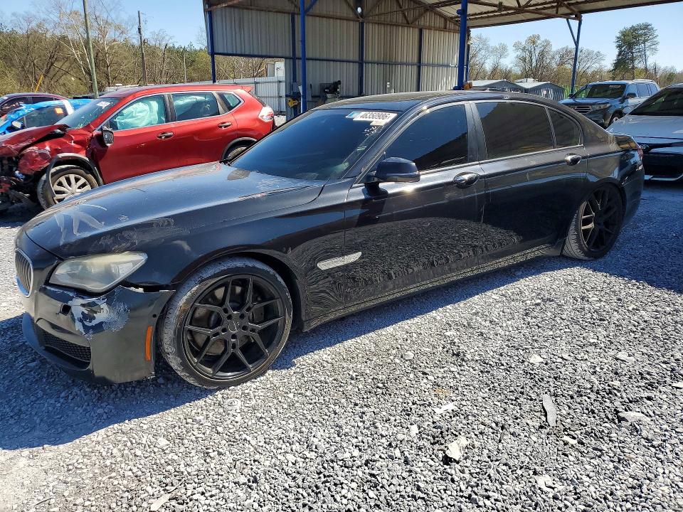 2014 BMW 7er VIN WBAYE8C55ED135448 COPART salvage auction — FRONT END, Ga - Certificate Of Title (P), sold $3,500 on 2026-08-01 (photo 1)