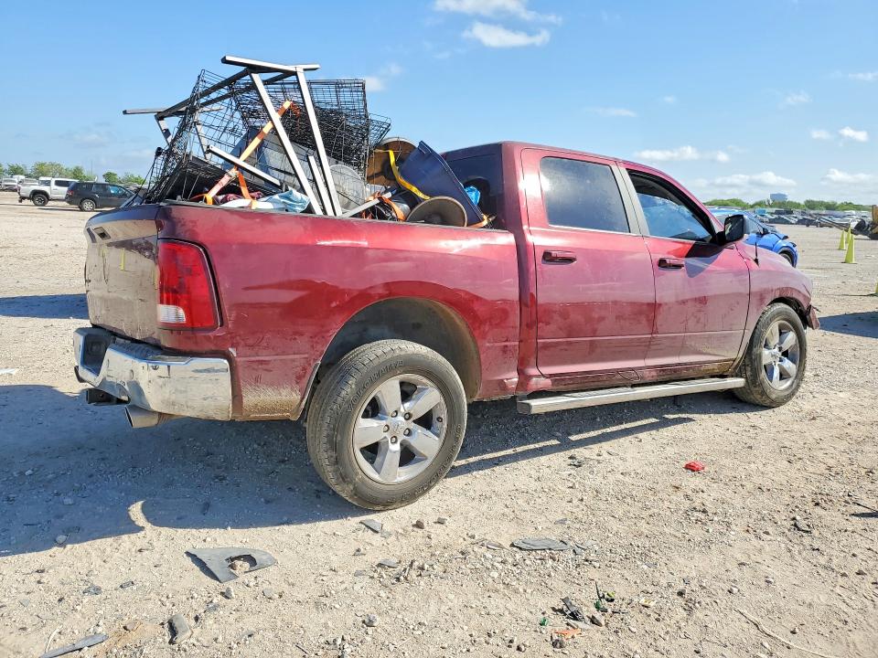 2019 Ram 1500 VIN 1C6RR6LT7KS512696 COPART salvage auction — FRONT END, Tx - Salvage Vehicle Title, sold $4,500 on 2026-07-02 (photo 3)