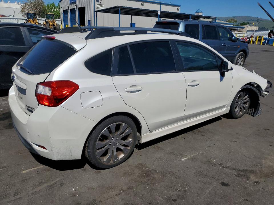 2014 Subaru Impreza VIN JF1GPAL61E8226840 COPART salvage auction — FRONT END, Salvage Title, sold $50 on 2026-07-14 (photo 3)